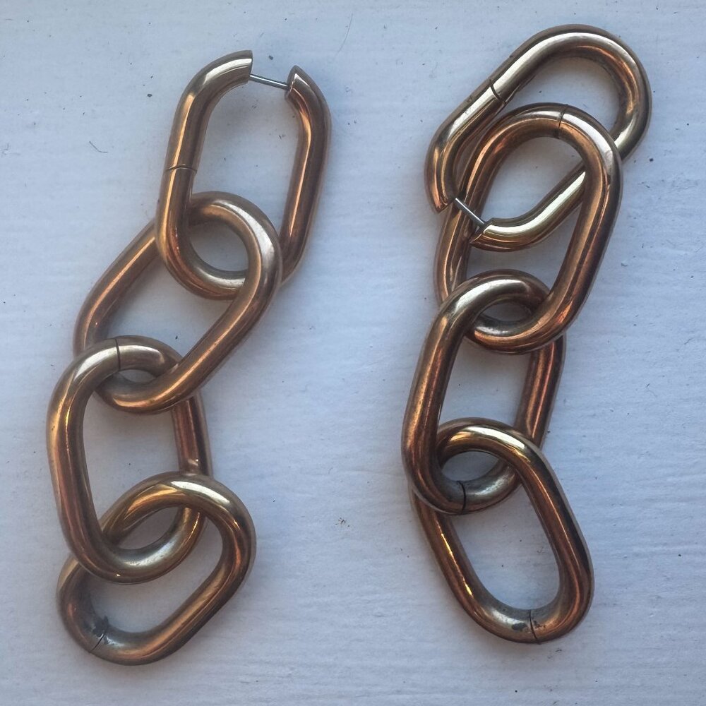 Alexander Wang Chain Drop Earrings - Picture 3 of 4